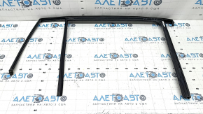 Upper rear left door molding for Mercedes X247 GLB 20-26, chrome, with glass seal