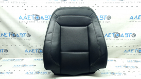 Ford Explorer 20-25 driver's seat back upholstery, black leather, gray stitching, heated, tear