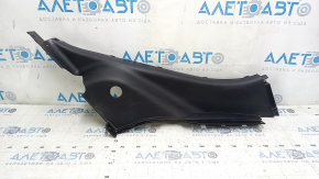 Right lower rear pillar trim for Hyundai Elantra UD 11-16, black, scratches