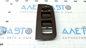 Front left window lift control trim for Volvo XC60 18-26, brown, broken mount
