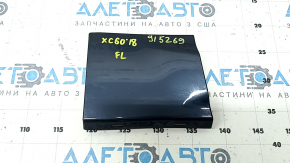 Volvo XC60 18-26 front left lower fender trim, blue, cracks in the mount