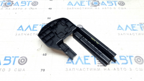 2nd row seat slide plug, right front, right Ford Explorer 20-25, black, with overlay, worn