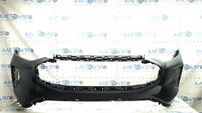 Front bumper, bare, Ford Escape MK4 2023-2026, without parking sensors and automatic parking, silver