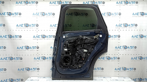 Volvo XC60 18-26 Inscription rear right door assembly, Keyless, tinted, blue 723, bent molding, worn trim, bumpers
