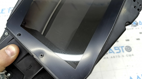 Projection onto the windshield of a Volvo XC60 18-26: glass burnout, scratches