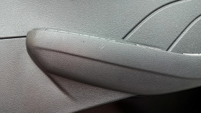 Black rear right door panel for Ford Escape MK4 2023-2026, black leather armrest with black handle, scratches