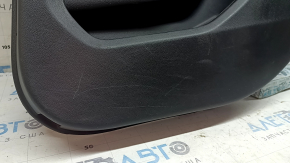 Black rear right door panel for Ford Escape MK4 2023-2026, black leather armrest with black handle, scratches