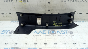 Rear left door sill plate for Ford Escape MK4 20-26, black, scratches