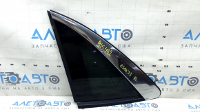 Rear left window with fixed glass for Ford Escape MK4 20-26 chrome + matte black