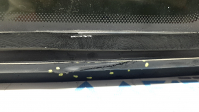 Rear left window with fixed glass for Ford Escape MK4 20-26 chrome + matte black