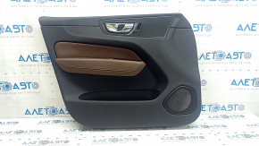 Door trim, front left, Volvo XC60 18-26, black, armrest, black Nappa leather, Bowers & Wilkins, for seat memory, for cleaning, broken fasteners