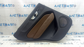 Volvo XC60 18-22 black leather rear left door trim