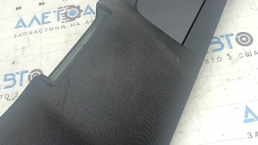 Left center pillar trim, upper belt, Volvo XC60 18-26, black, scratches