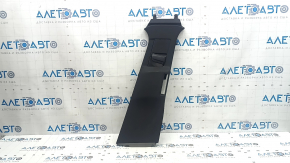 Volvo XC60 18-26 center pillar trim, upper belt, right, black, worn