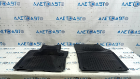 Set of floor mats for Volvo XC60 18-26 black rubber, ready for cleaning
