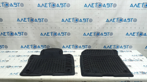Set of floor mats for Volvo XC60 18-26 black rubber, ready for cleaning