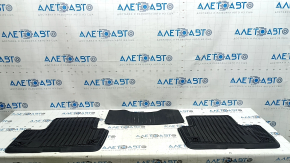Set of floor mats for Volvo XC60 18-26 black rubber, ready for cleaning