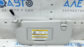 Left visor for Ford Escape MK4 23-gray, without hook, with backlight