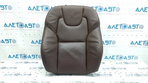 Volvo XC60 18-26 passenger seat back upholstery, brown leather, heated