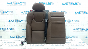 Backrest of the rear row 2 right Volvo XC60 18-26 black Nappa leather, heated, perforated, with a headrest, with a belt, dents, scratches on the back, needs cleaning