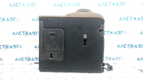 Backrest of the rear row 2 right Volvo XC60 18-26 black Nappa leather, heated, perforated, with a headrest, with a belt, dents, scratches on the back, needs cleaning