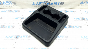 Central console cup holders 2nd row Ford Explorer 20-25 black, scratches