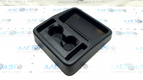 Central console cup holders 2nd row Ford Explorer 20-25 black, scratches