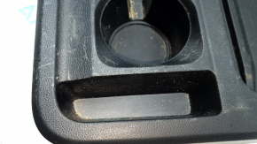 Central console cup holders 2nd row Ford Explorer 20-25 black, scratches