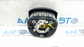 Black steering wheel airbag for the driver's side of the Volvo XC60 18-26.