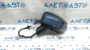 Left side mirror assembly for Volvo XC60 18-26, 14+5 pins, camera, turn signal, auto-dimming, heated, BSM, black