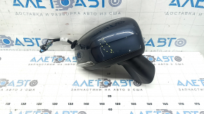 Right side mirror assembly for Volvo XC60 18-26, 15+5 pins, camera, turn signal, auto-dimming, heated, BSM, graphite
