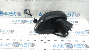 Right side mirror assembly for Volvo XC60 18-26, 15+5 pins, camera, turn signal, auto-dimming, heated, BSM, graphite