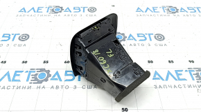 Left front panel air duct deflector Volvo XC60 18-26, gloss black with chrome, broken fasteners
