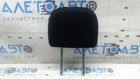 Rear left headrest for Ford Escape MK4 2023-2026, black fabric, white stitching
