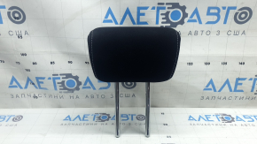 Rear center headrest for Ford Escape MK4 2023-2026, black fabric, white stitching