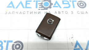 Volvo XC60 18-26 keyless, 4-button, brown leather, chrome trim, push buttons