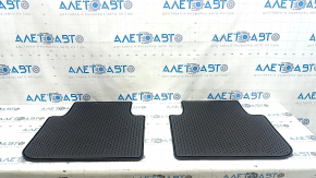 Set of black rubber floor mats for 5 seats for the VW Tiguan 20-24