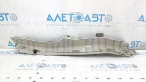 Rear pillar trim left lower Infiniti Q50 14-20 gray, broken fastener