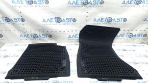 Set of 4 rubber floor mats for the Audi A5 F5 18-25 5D black