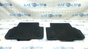 Set of 4 rubber floor mats for the Audi A5 F5 18-25 5D black
