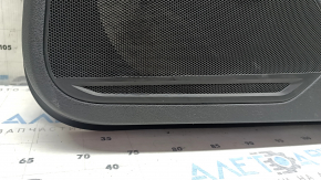 Door trim panel front right Audi A5 F5 18-19 5D black, insert black leather, armrest leather brown, molding aluminum trimaran, with handle, scratches