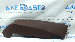 Side bolster for the 2nd row of seats, left, Audi A5 F5 18-19, 5D, brown leather