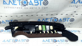 Side bolster for the 2nd row of seats, left, Audi A5 F5 18-19, 5D, brown leather