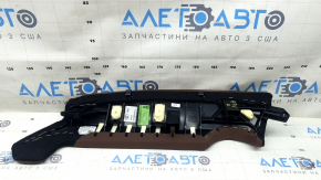 Right side bolster for the 2nd row of seats for the Audi A5 F5 18-19 5D brown leather