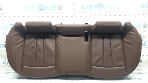 Rear seat cushion 2nd row Audi A5 F5 20-25 5D leather black with gray stitching, wrinkled