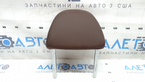 Rear right headrest for Audi A5 F5 18-19 5D leather, brown with brown stitching