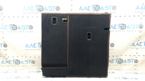 Rear seat backrest, 2nd row, right, Audi A5 F5 18-19, 5D leather, brown with brown stitching, with belt and armrest