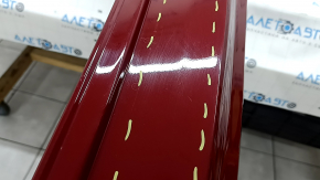 Rear bumper bare upper part VW Tiguan 18-24 CAPA, red, pressed