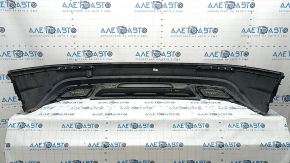 The bare rear bumper, the lower part of the VW Tiguan 22-24, without parking sensors.