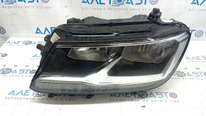 Left front headlight for VW Tiguan 18-21 halogen, LED DRL, chipped